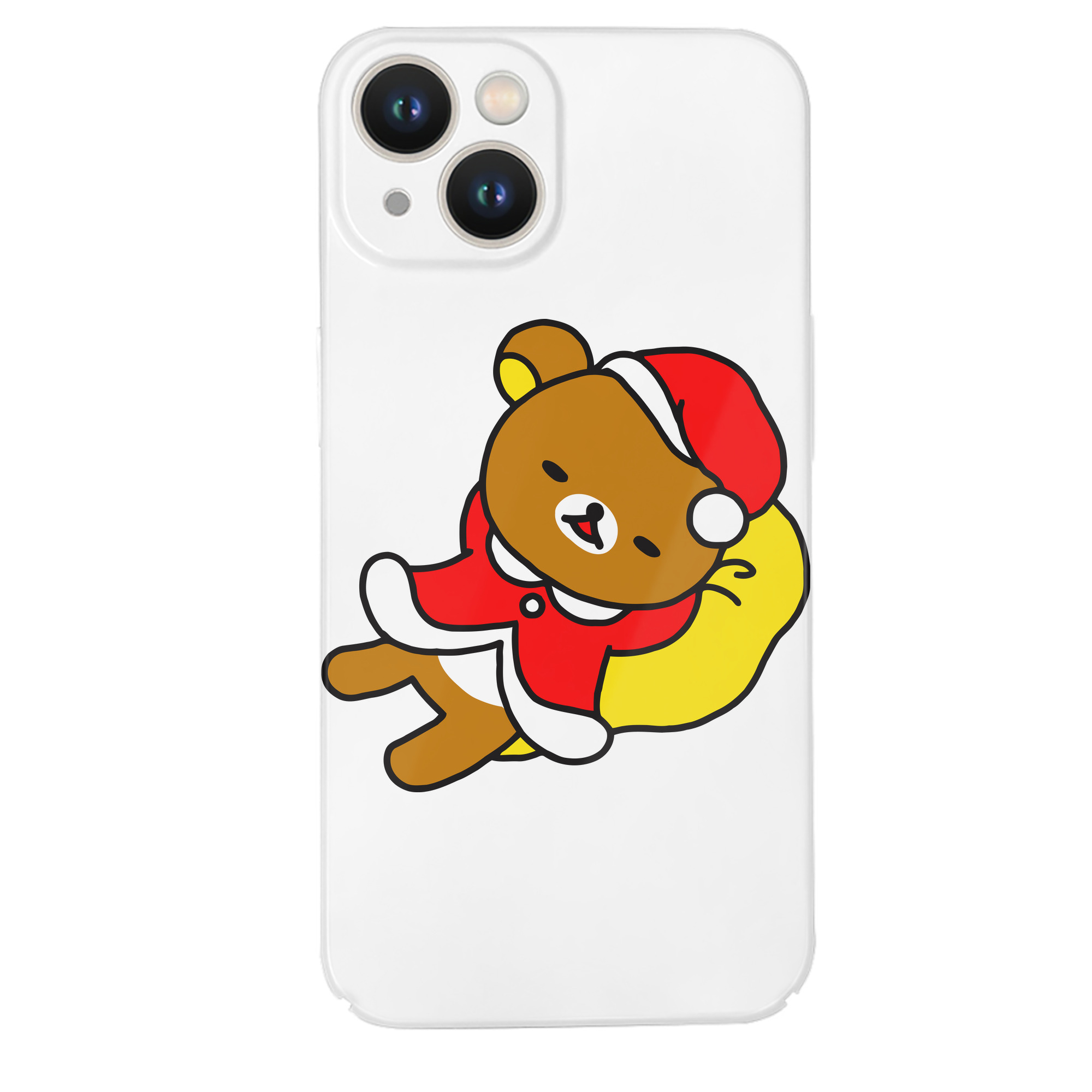 （画像用） リラックマ リラックマ キイロイトリ Rilakkuma Korilakkuma Kiiroitori 【iPhone 14シリーズ対応】ハードケース